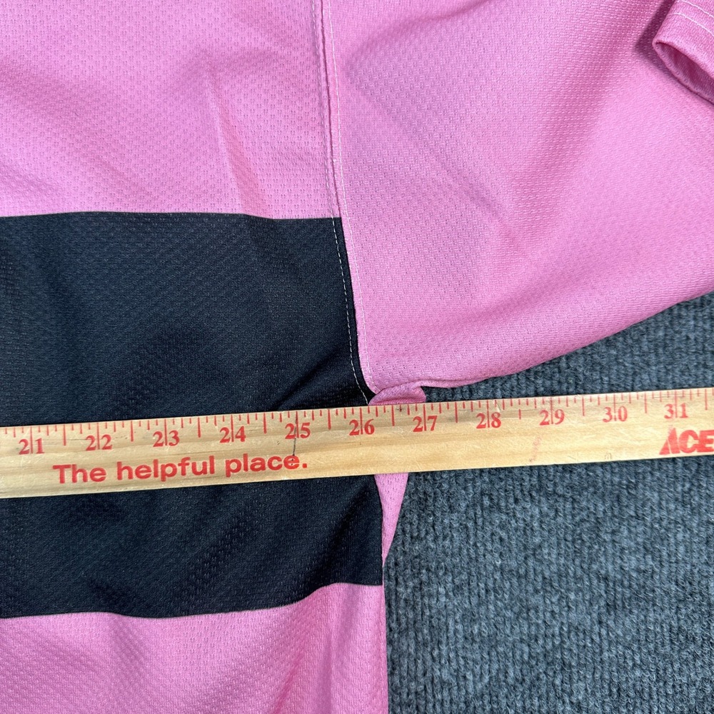 Gemini Union College Hockey Jersey Men's Size 52 Pink Black ECAC Authentic USA - Picture 3 of 9